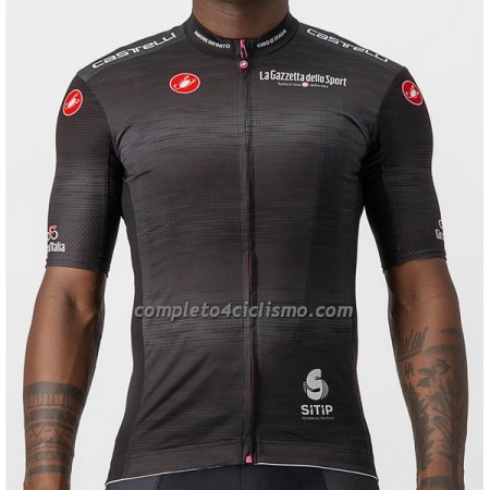Maglia 2022 Giro d`Italia Maglia Nera Manica Corta Maglia 2022 Giro d`Italia Maglia Nera Manica Corta